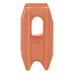 Aislador de Esquina Naranja para Cercos Eléctricos / 18 kV / Resinas Vírgenes / Resistencia 7.5-10.2 kg / Anti UV / 66 mm x 31.6 mm