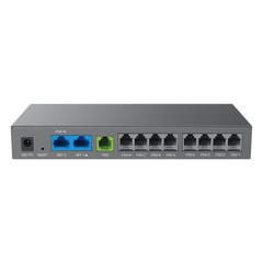 Gateway Analógico 8 FXO  (Conectar Lineas Analógicas) / 3 Perfiles SIP / 1 Puerto FXS / NAT de Alto Rendimiento / Soporte Lifeline / Fax T.38 / Cifrado AES / Failover SIP / Conferencia de Voz 3 Vías