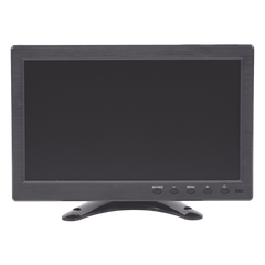 Monitor 10.1" TFT-LCD ideal para colocar en vehículos o DVR/NVR. Entradas de video HDMI, VGA y RCA (CVBS)