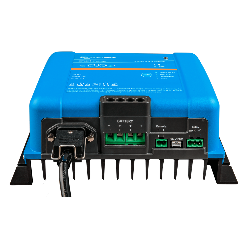 Phoenix Smart IP43 24/25 / Cargador de Baterías 24V, 25A / Para Ambientes Marinos y Terrestres. /  Para baterías de Plomo y Litio