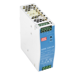 Fuente de poder industrial para riel DIN / 120W / 24Vcc / 5A / Entrada: 90-264Vca