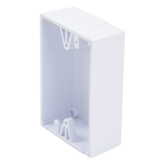 Caja trasera de montaje color blanco para Estaciones de Parada STOPPER