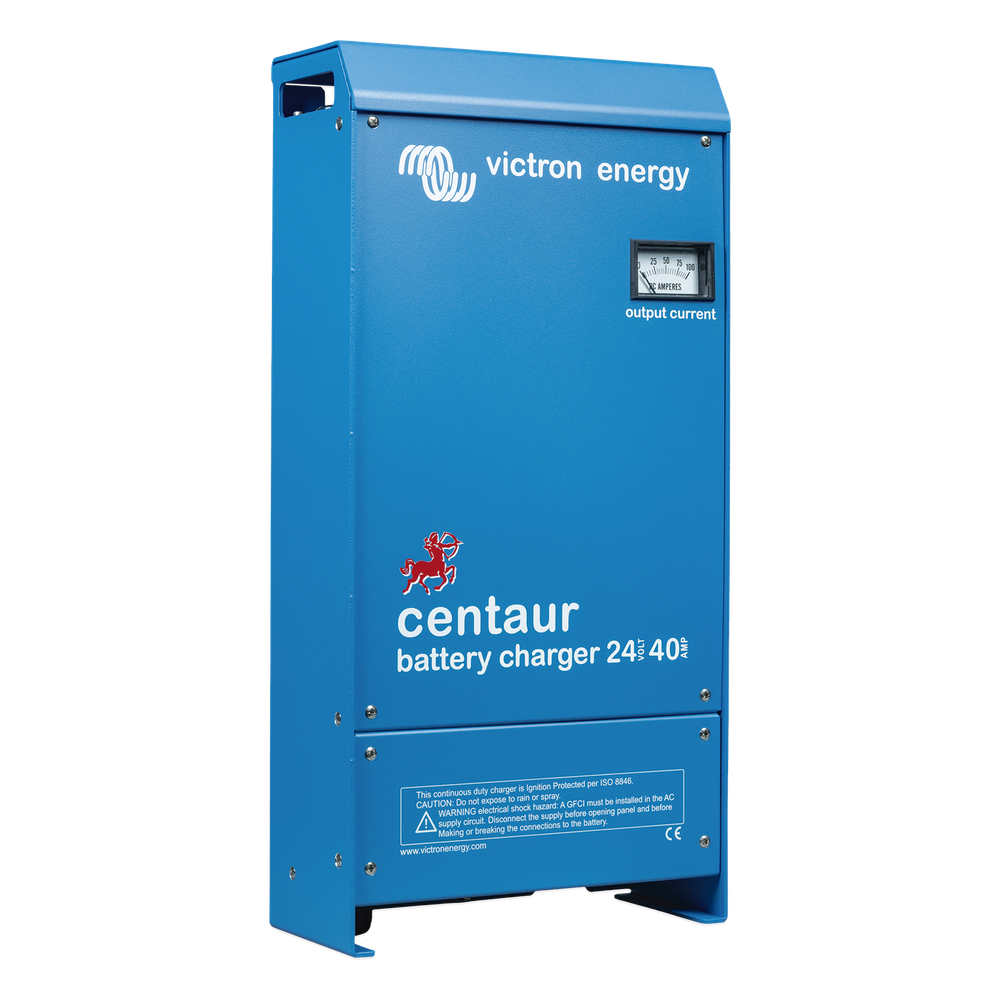 Centaur 24/40 / Cargador de Baterías 24V, 40A / Para Ambientes Marinos y Terrestres. /  Bancos de 160 a 400 Ah