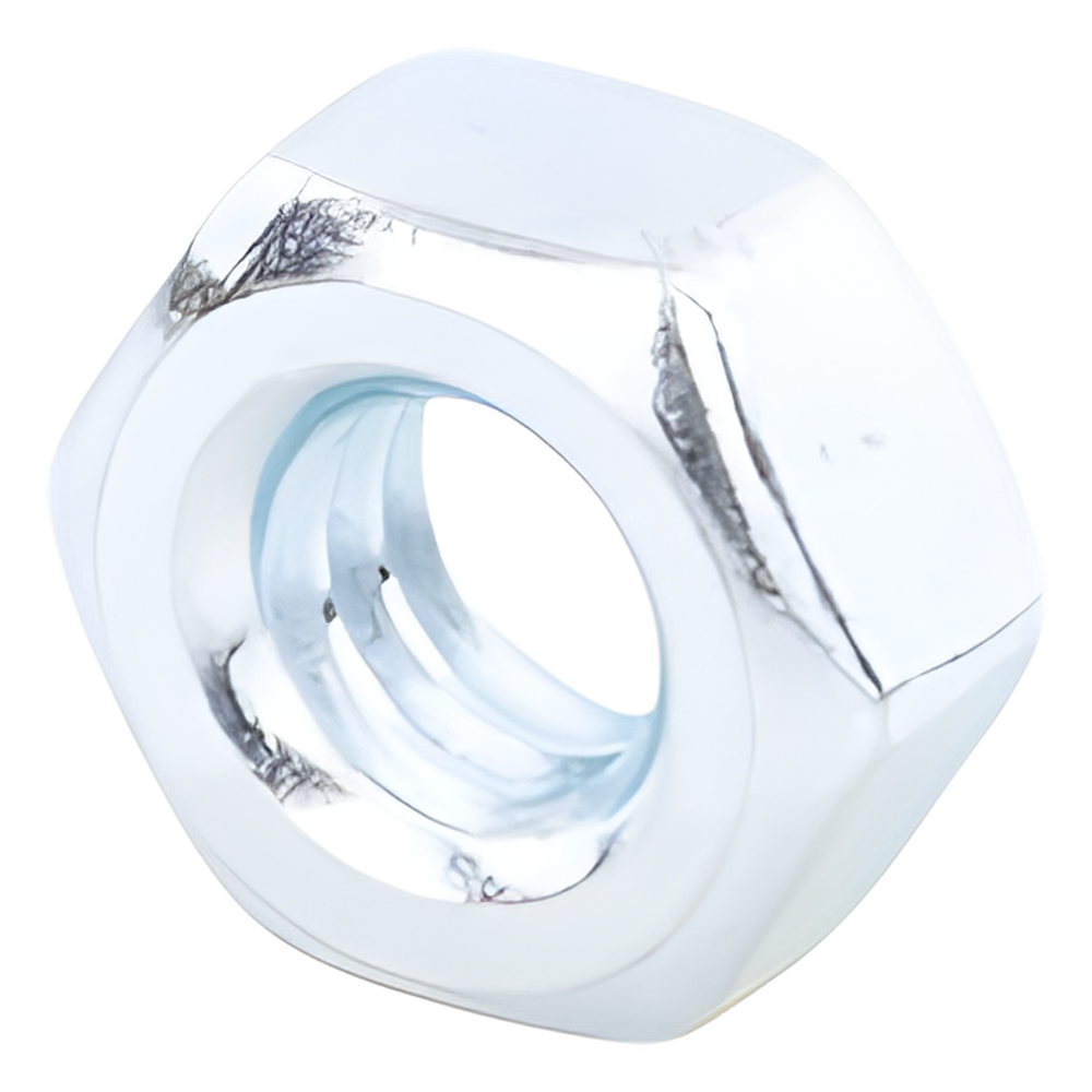 Tuerca Hexagonal Galvanizada de 1/4" (6.4 mm)/ Bolsa con 250 piezas.