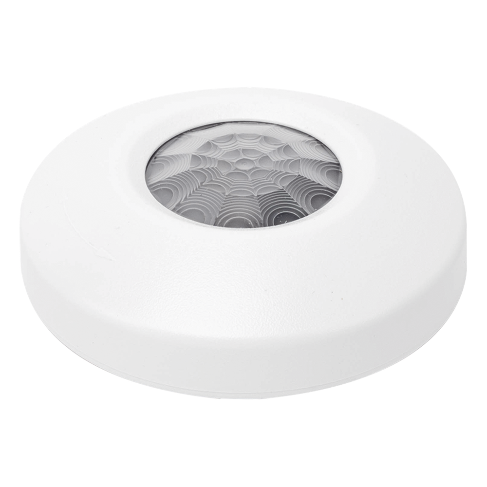 Detector de movimiento PIR de techo con cobertura 360° y lente de 31 zonas para interiores