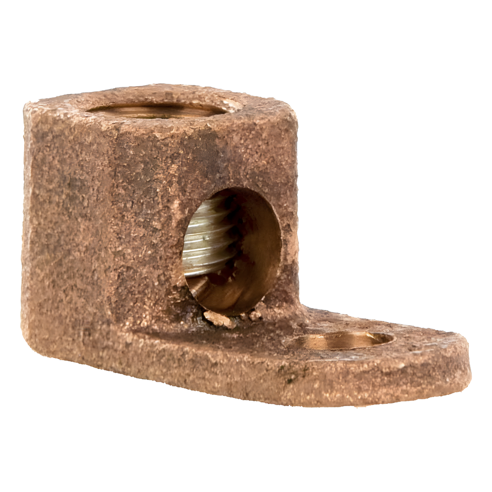 Terminal Tipo Lengüeta Recta de Cobre, Cal. 8 a 1/0 AWG,  Orificio para perno de 5/16" (7.9mm)