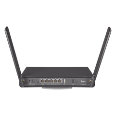 (hAP ac3)  Router inalámbrico de doble banda con 5 puertos Gigabit Ethernet y antenas externas de alta ganancia