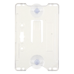 Porta tarjeta de plastico ABS / Transparente / Compatible con tarjetas ACCESSCARDEPC / PROCARDX o Formato CR80