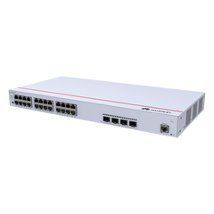 Switch de Distribución/Core Gigabit Administrable PoE Capa 3 / 24 puertos 10/100/1000 Mbps (PoE) / 4 Puertos 1GE SFP Uplink / ERPS / Rutas Estáticas / iStack / PoE Perpetuo / 400W / Administración Nube Gratis