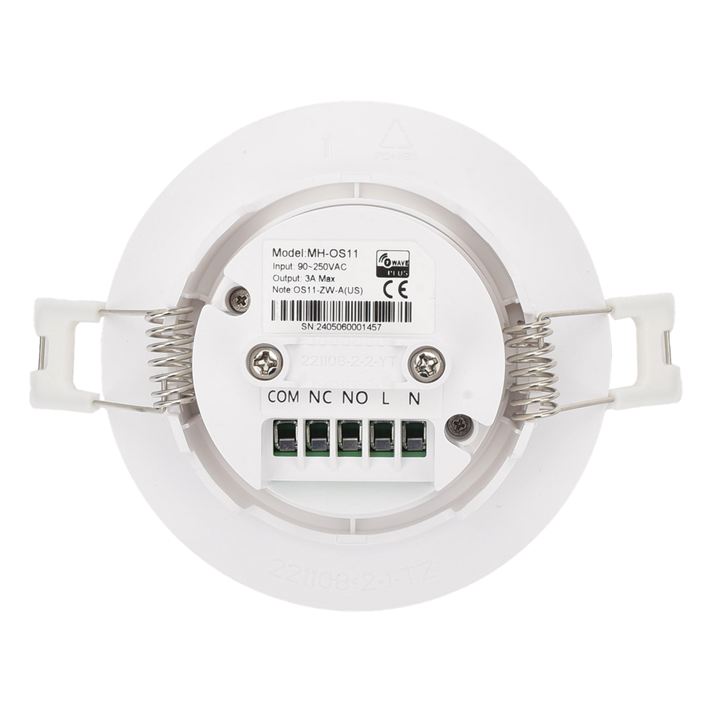 (ZWAVE) Sensor inalámbrico de vacancia y ocupancia.