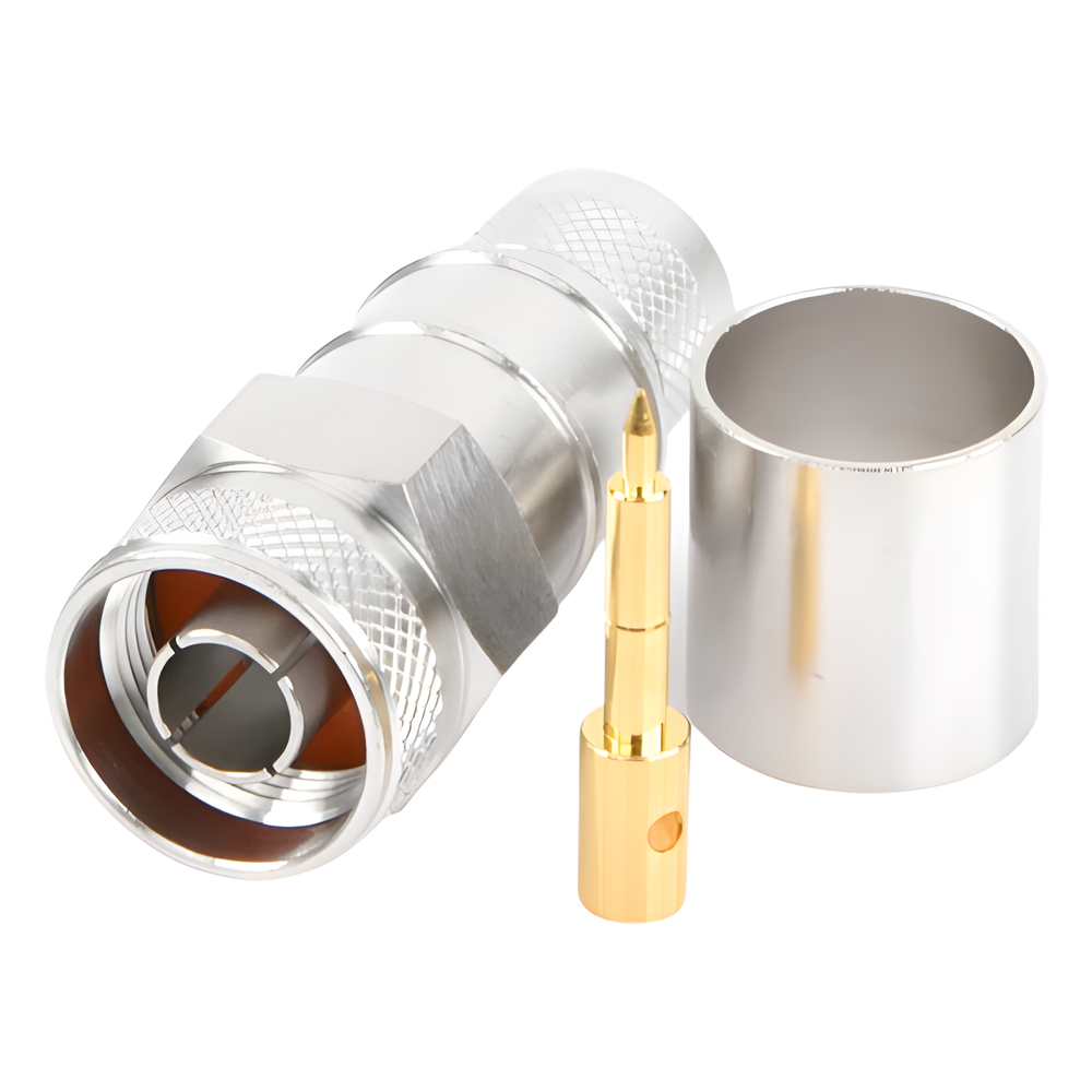 Conector N Macho Hex de Anillo Plegable para LP600, LMR-600, CNT-600.