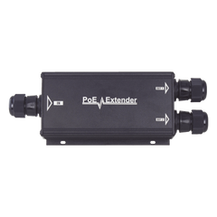 Extensor PoE/ 100 Metros / Intemperie (IP66) / 60 Watts / 1 puerto @ 2 salidas a 30 W  / No requiere fuente de alimentación adicional