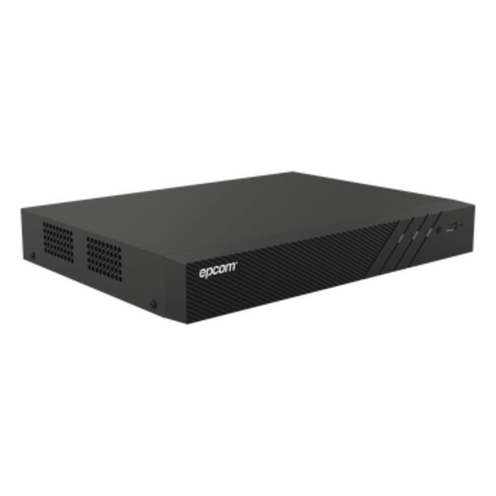DVR 8 Canales TURBOHD + 8 Canales IP / 8 Megapixel (4K) / Audio Bidireccional por Coaxitron / ACUSENSE / 1 Bahía de Disco Duro / Salida de Video en 4K / H.265+