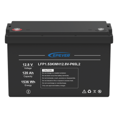 Batería de Litio LiFePO4 Ciclo Profundo / 12.8 Vcc / 120 Ah / 1.53 kWh / Exterior / Libre de Mantenimiento
