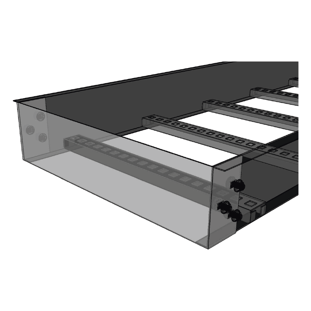 Placa de Cierre para Escalera de Aluminio / Peralte 3 1/4" / Ancho 12" / Incluye Tornillería (CHPCE314X12AK)