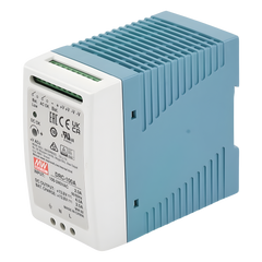 Fuente de poder Riel Din 12V, 100W con Cargador de Batería