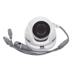 Turret TURBOHD 2 Megapixel (1080p) / METÁLICA / Gran Angular 103° / Lente 2.8 mm / IR EXIR 20 Mts / Exterior IP66 / TVI-AHD-CVI-CVBS / dWDR