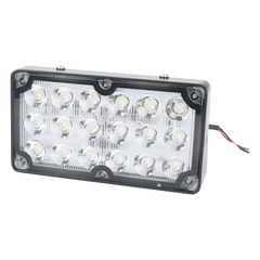 Luz de Escena de 6X3", Color Claro, Ideal para Ambulancias y Vehiculos de Trabajo
