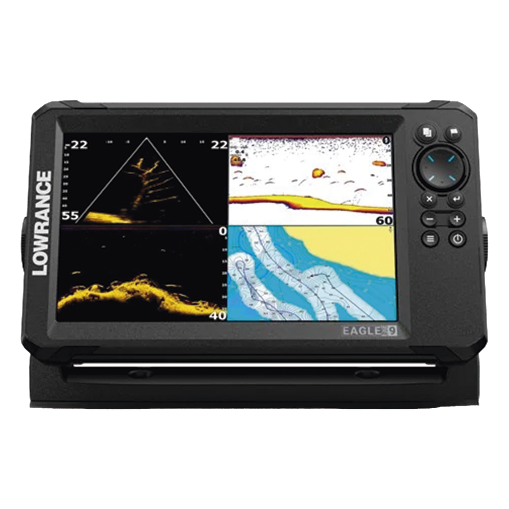 Eagle eye 9 ecosonda en pantalla horizontal IPS de 9 pulgadas, incluye transductor ojo de águila