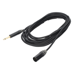 Cable de Audio | XLR 3 Polos Macho a Plug 1/4 in mono | Conector Seetronic Serie M SCMF3 - MP2X | Longitud 5m