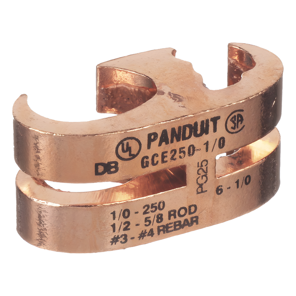 Conector de Conexión a Tierra tipo "E" para Conductor 1/0 AWG STR – 250 KCMIL (70–120mm²) MAIN y TAP