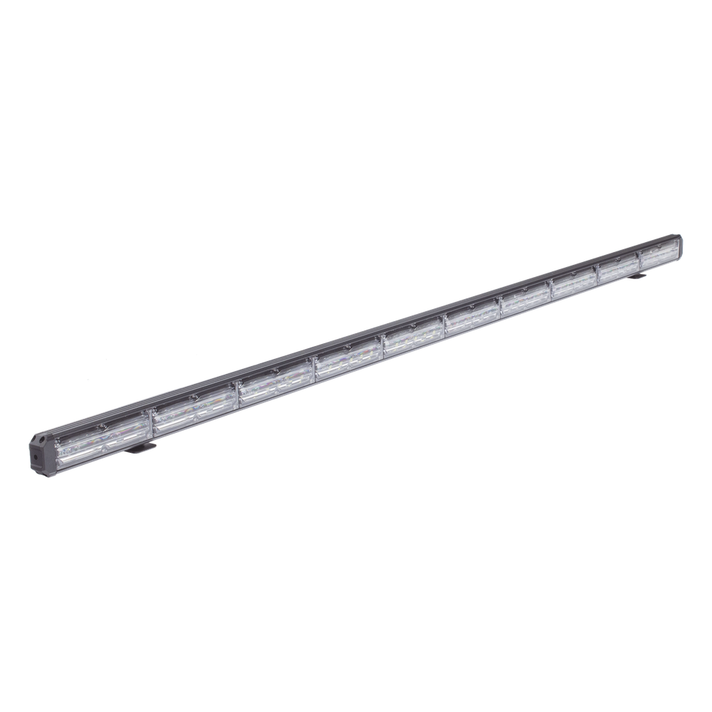Barra de luz de advertencia de 10 Módulos de 6 LED, 49 Pulgadas, Rojo/Azul