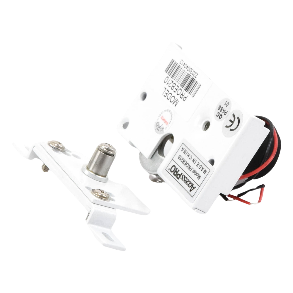 Cerradura eléctrica para puertas corredizas tipo gancho / Abierto en caso de falla.