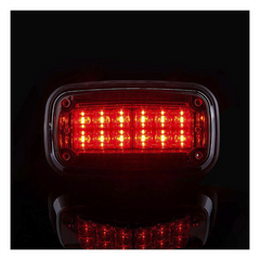 Luz de advertencia 8 X 4", Color Rojo, IP67, SAE, Ideal para Ambulancias