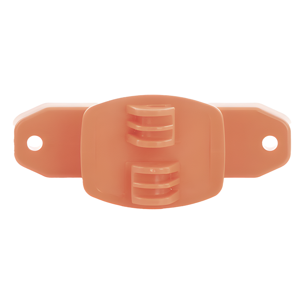 Aislador de Paso Naranja Reforzado para Cercos Eléctricos / Aislamiento hasta 18 kV / Resistente a Clima Extremo / Polipropileno y Policarbonato