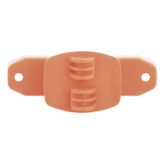 Aislador de Paso Naranja Reforzado para Cercos Eléctricos / Aislamiento hasta 18 kV / Resistente a Clima Extremo / Polipropileno y Policarbonato