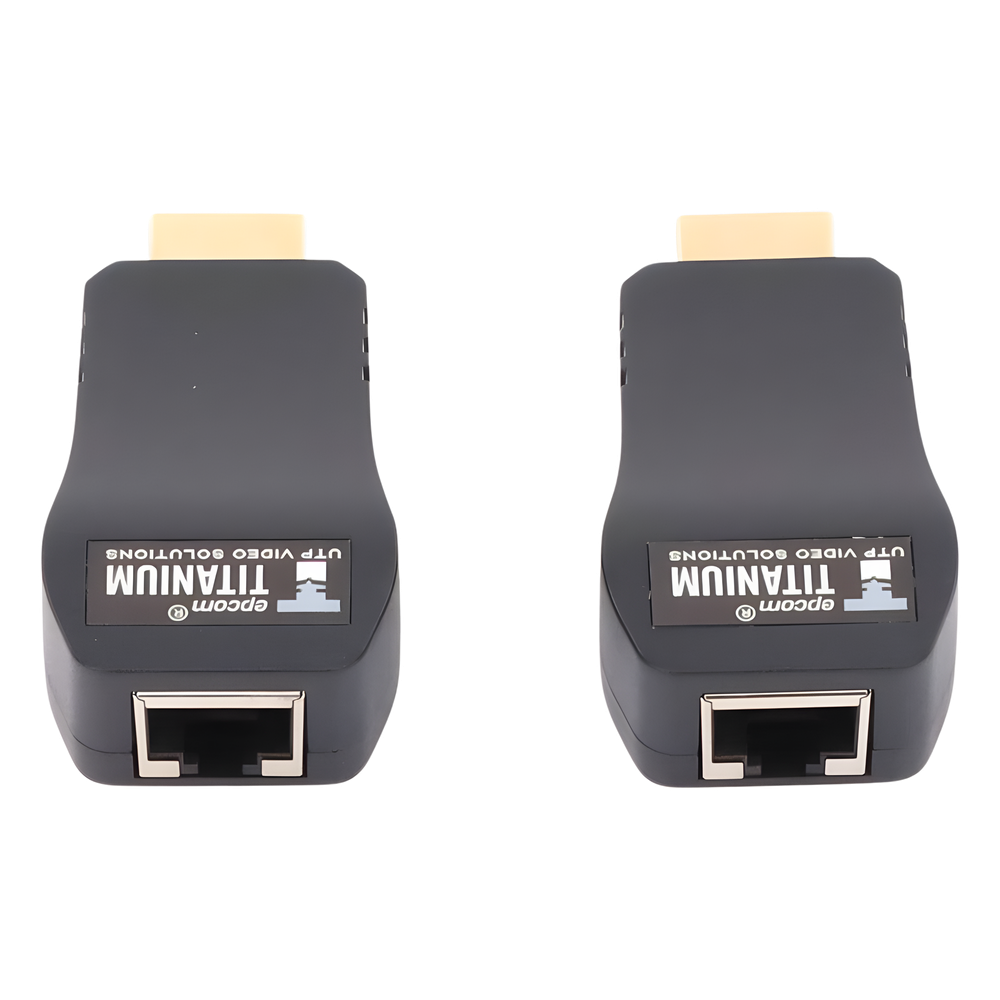 Kit Extensor 25m convertidor Señal HDMI a UTP (Cat5e/Cat 6)  / Calidad PREMIUM