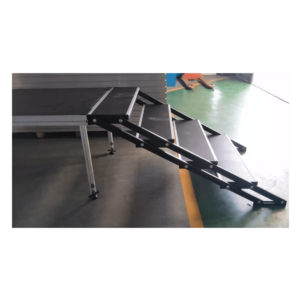 Escalera para Tarima de Escenario | Ajustable 100-170 cm | Antideslizante