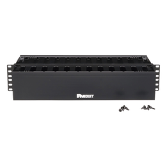 Organizador de Cables Horizontal PatchLink, Doble (Frontal y Posterior), Para Rack de 19in, 2UR