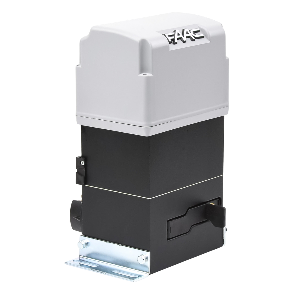 Operador FAAC 844 C de Uso Intensivo Para Puertas Corredizas de 1800 Kg y Hasta 40 Metros / Voltaje de Operación 220V