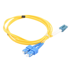 Jumper de Fibra Óptica Monomodo LC/SC Duplex de 1 Metro (3.28 Pies)