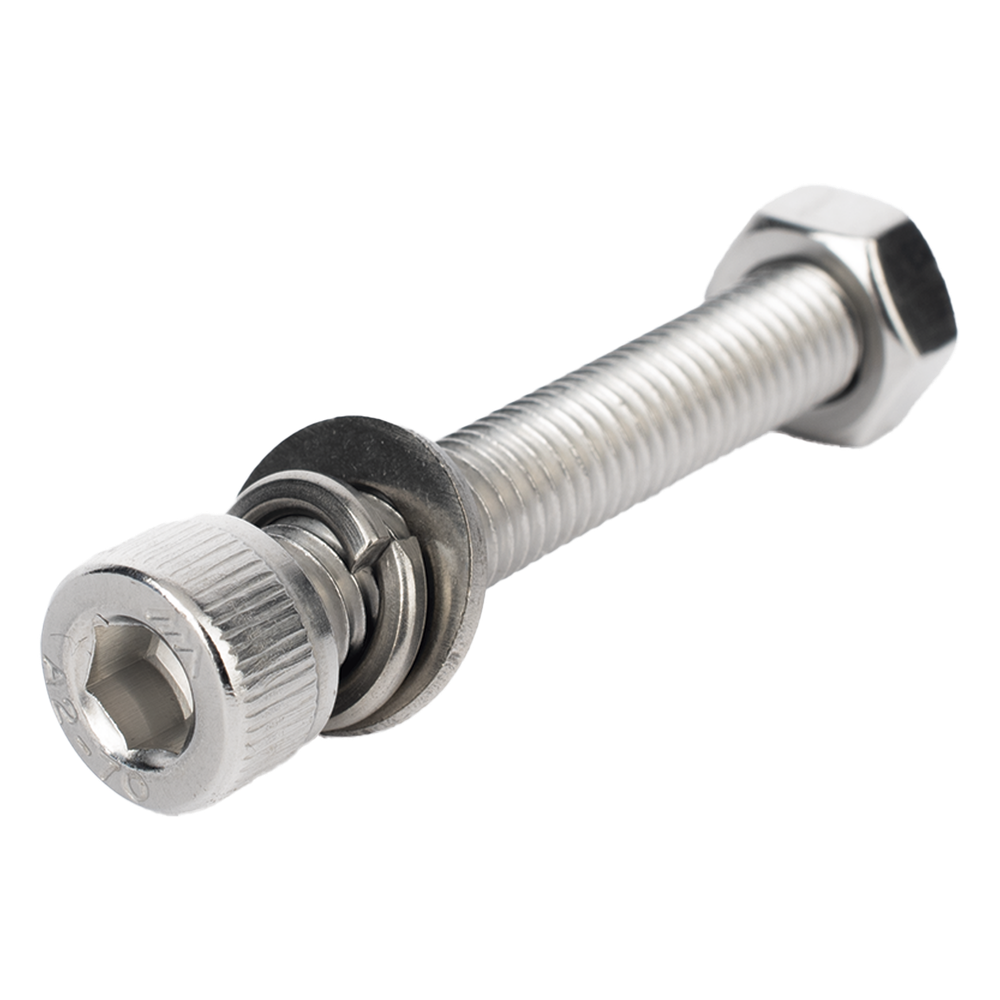 Tornillo acero inoxidable  M8*55 para montajes de módulos foto voltaicos