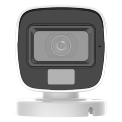 [Dual Light + ColorVu] Bala TURBOHD 2 megapixel / 20 mts IR + 20 mts luz blanca / Lente 2.8 (100° de Visión)  /  Exterior IP66 / Audio por Coaxitron / TVI-AHD-CVI-CVBS / Metal / Smart-Hybrid light