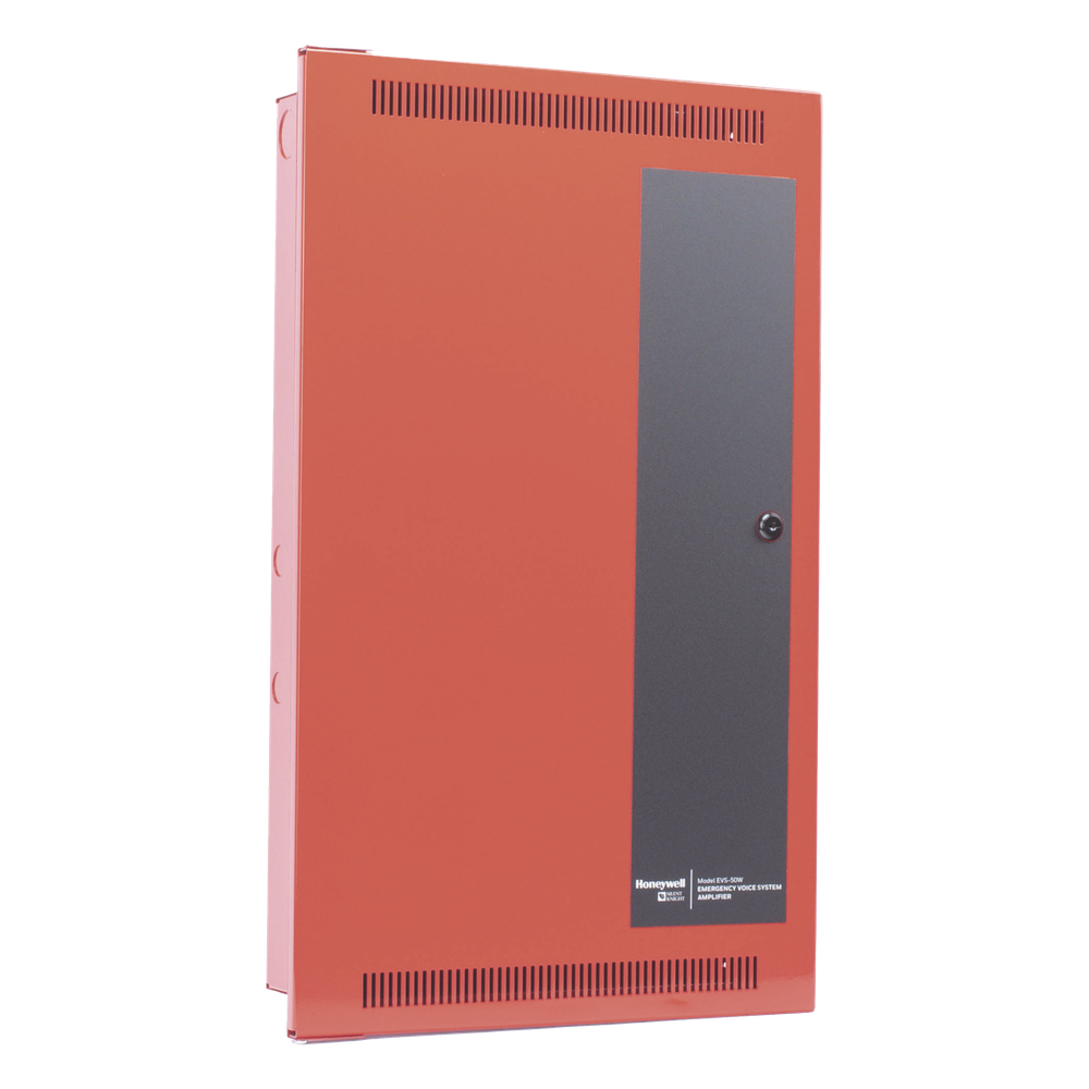 Amplificador de 50 Watts con 4 circuitos de voceo para paneles Silent Knight Serie 6000