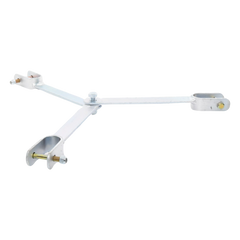 Brida para sujeción de retenida compatible con tramos STZ45, Galvanizado electrolítico.