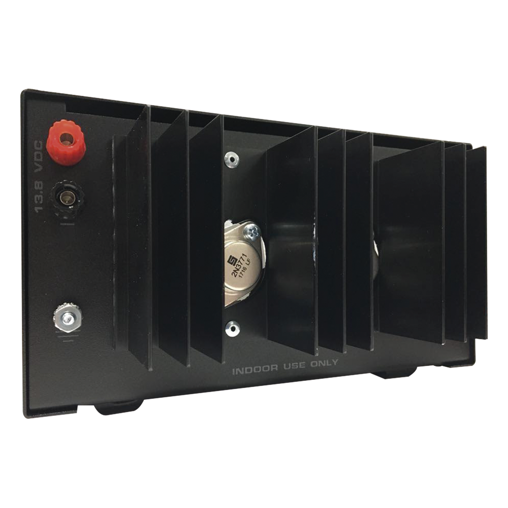 Fuente de Poder Lineal / 13.8 Vcc 12 A / Regulación Electrónica / Protección Sobrecorriente / Disipador Térmico / Radios 30W