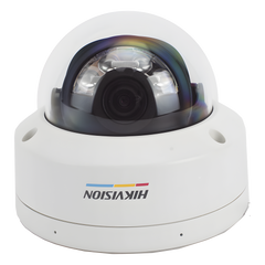 [ColorVu 3.0 + MD 3.0] Domo IP 6 Megapixel / Lente 2.8 mm / 30 mts IR + 30 mts Luz Blanca / Micrófono Integrado / Motion Detection 3.0 / Exterior IP67 / IK08 / dWDR / PoE / Micro SD