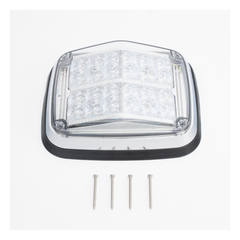 Luz de advertencia de 8 X 6", Color Rojo / Claro, SAE,  IP67, Ideal para Ambulancias
