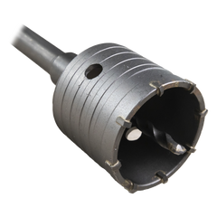 Broca Pasamuros SDS, Sacabocado para Concreto de 65mm con Extensión de 220mm