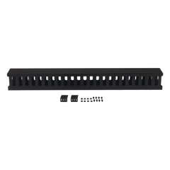 Organizador de Cable Vertical de 24 Unidades Rack Sencillo, Compatible con Racks Serie EIRL y EIQR