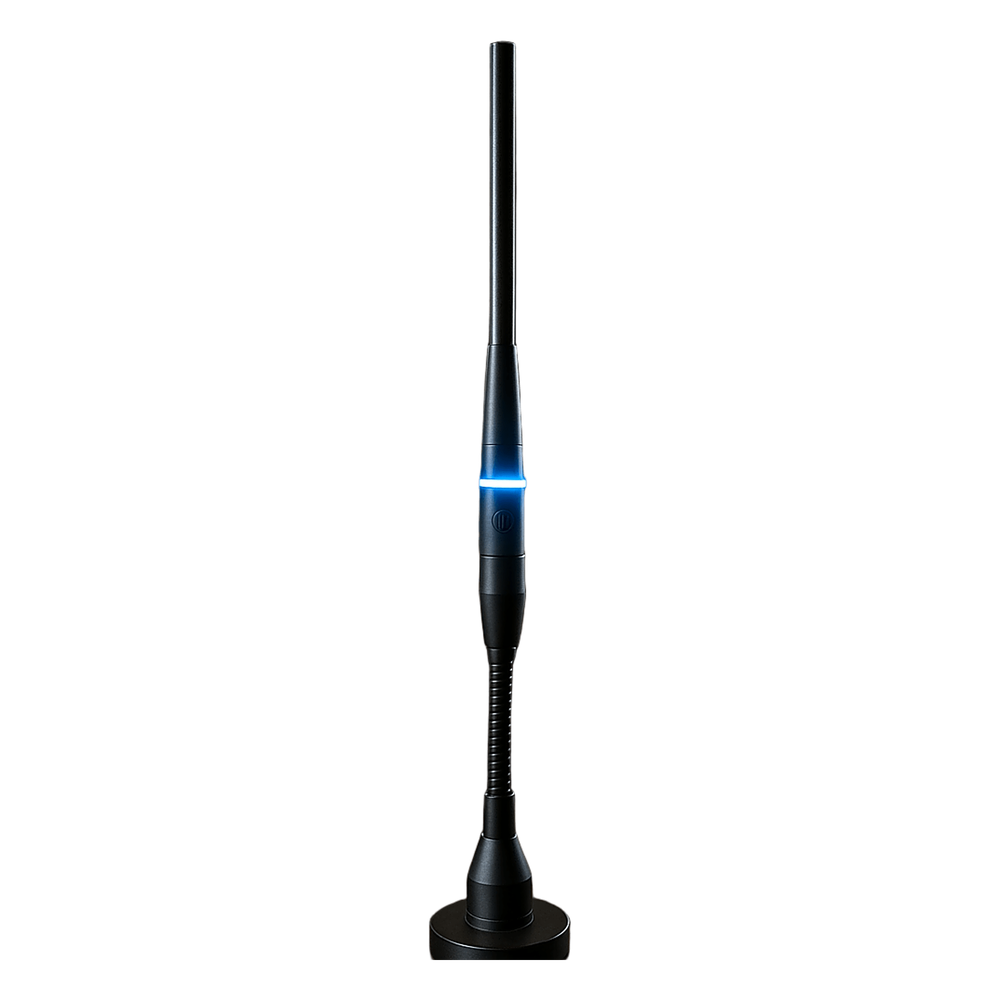 MICRÓFONO LINECARDIOIDE DE 32 CM CON ANILLO LED PARA UNIDADES ATUC.