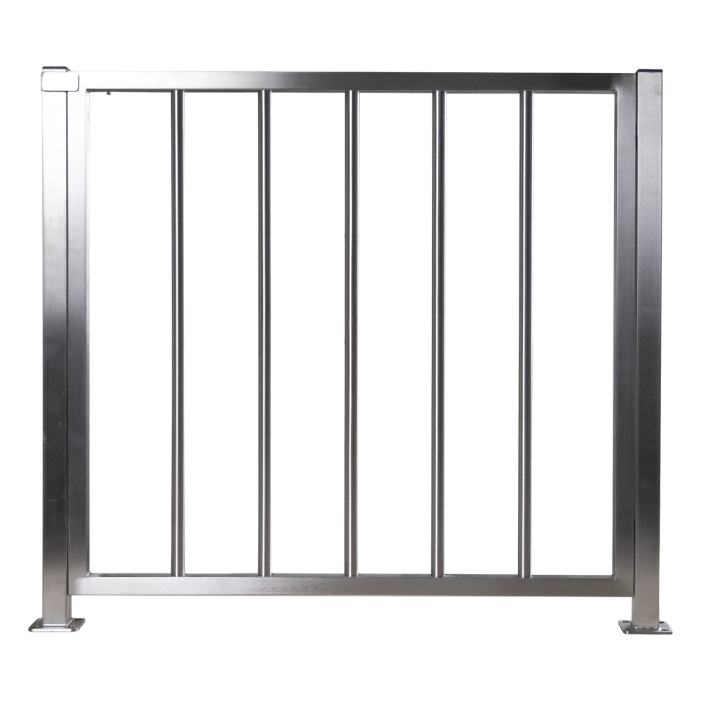 Puerta de Acero Inoxidable de Medio Cuerpo / Paso de 100 Centímetros de Ancho Ideal Para Dar Accesos que no Caben Por su Torniquete / Altura de 90 Centímetros