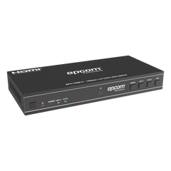 Videowall 4K 1x4 | HDMI & USB-C | 8 Modos de Visualización | Audio Óptico/Analógico | Control RS-232/IR | Plug & Play