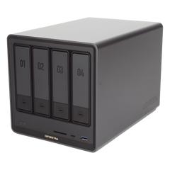 NAS UGREEN NASync DXP4800 Plus / Procesador Intel Pentium Gold 8505 5 Núcleos / 4 Bahías SATA + 2 M.2 NVMe PCIe 4.0 / 8GB DDR5 Expandible a 64GB / 10GbE + 2.5GbE / USB 3.2 Gen 2 Tipo C / HDMI 4K / Sistema Almacenamiento Conectado Red