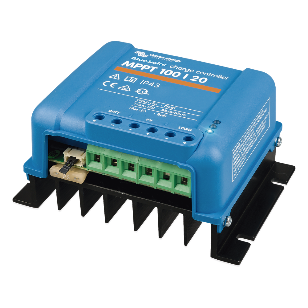 BlueSolar MPPT 100/20. Controlador Solar MPPT 20A, Voltaje Selección Automática: 12/24/48 Vcc.