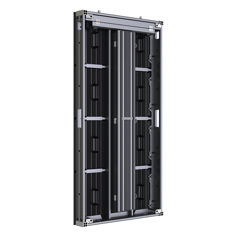 Unidad de Pantalla LED Exterior / Pixel 3.9 mm / Resolución 128 X 256 / Estructura de Aluminio / Protección IP66 / Montaje en Pared y Suelo / Conector de Aviación / Alta Eficiencia de Disipación de Calor / SMD Triad LED
